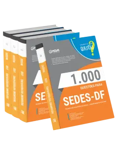 Livro 1000 Questões Gabaritadas para SEDES-DF - Técnico em Desenvolvimento e Assistência Social (TDAS) - Conhecimentos Gerais