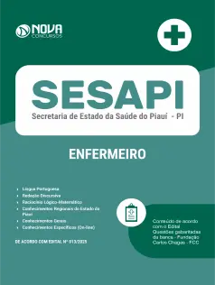 Apostila Secretaria de Estado da Saúde do Piauí 2026 - Enfermeiro