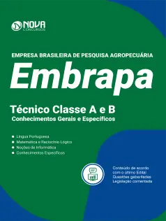 Apostila EMBRAPA em PDF 2025 - Técnico Classe A e B