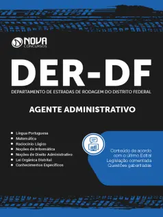 Apostila DER-DF em PDF - Agente Administrativo