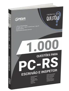 Livro 1000 Questões Gabaritadas para a PC-RS - Escrivão e Inspetor