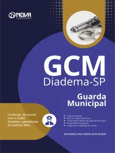 Apostila Prefeitura de Diadema - SP - Guarda Civil Municipal 3ª Classe