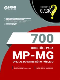 700 Questões Gabaritadas para o MP-MG - Oficial do Ministério Público em PDF