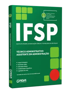 Apostila IFSP 2025 - Técnico Administrativo - Assistente em Administração