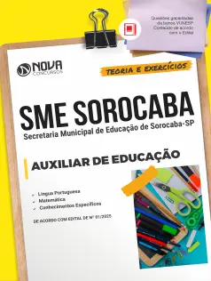 Apostila Prefeitura de Sorocaba - SP - Auxiliar de Educação
