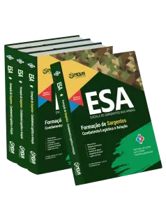 Apostila ESA 2026 - Curso de Formação de Sargento - Área: Combatente/Logística e Aviação
