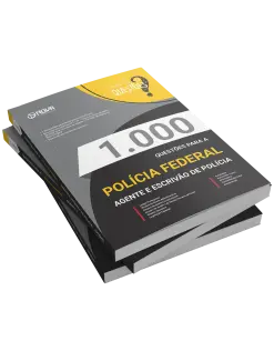 Livro 1.000 Questões Gabaritadas PF - Agente e Escrivão de Polícia Federal