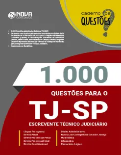 Livro 1.000 Questões Gabaritadas TJ-SP - Escrevente Técnico Judiciário