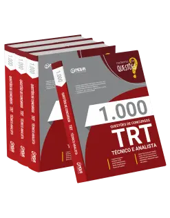 Livro 1.000 Questões Gabaritadas para o Tribunal Regional do Trabalho - Técnico e Analista