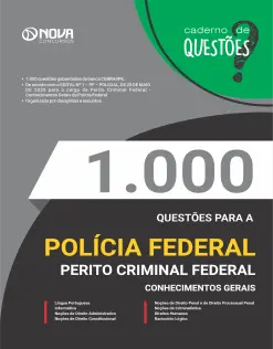 Livro 1.000 Questões Gabaritadas PF - Perito Criminal Federal - Conhecimentos Gerais