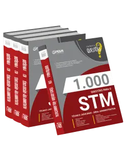 Livro 1.000 Questões Gabaritadas para o STM - Técnico Judiciário - Área: Administrativa