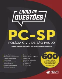 Livro de Questões PC-SP - Investigador, Escrivão, Delegado e Médico Legista