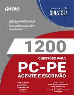 1.200 Questões Gabaritadas para PC-PE 2024 - Agente e Escrivão em PDF