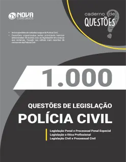 Livro 1.000 Questões Gabaritadas Legislações para Polícia Civil