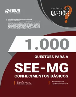 Livro 1.000 Questões Gabaritadas SEE-MG - Conhecimentos Básicos