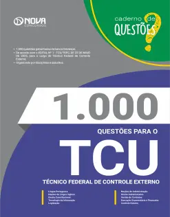 Livro 1.000 Questões Gabaritadas TCU - Técnico Federal de Controle Externo