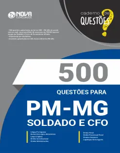 Livro 500 Questões Gabaritadas PM-MG - Soldado e CFO