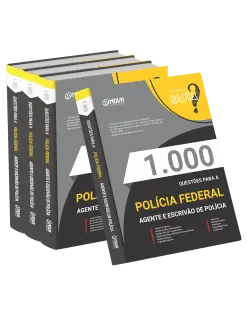 Livro 1.000 Questões Gabaritadas PF - Agente e Escrivão de Polícia Federal