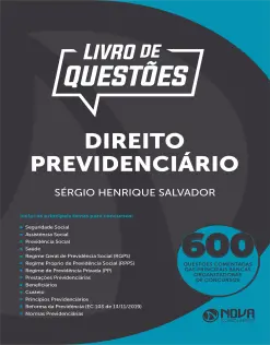 Livro 600 Questões Comentadas Direito Previdenciário