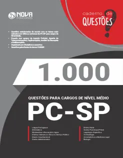Livro 1.000 Questões Gabaritadas PC-SP - Nível Médio