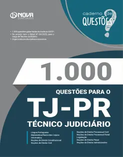 Livro 1.000 Questões Gabaritadas TJ-PR - Técnico Judiciário
