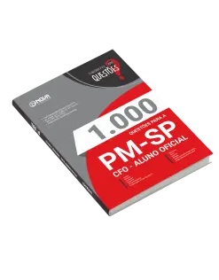 Caderno 1.000 Questões Gabaritadas PM-SP - CFO - Aluno Oficial