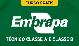 Curso online Curso Grátis Embrapa - Técnico Classe A e Classe B - Nova Concursos
