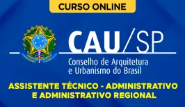 Curso online Curso CAU-SP 2026 - Assistente Técnico - Administrativo e Administrativo Regional - Nova Concursos