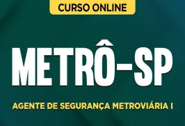Curso online Curso Metrô - SP - Agente de Segurança Metroviária I - Nova Concursos