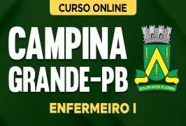 Curso online Curso Prefeitura de Campina Grande - PB 2026 - Enfermeiro I - Nova Concursos