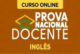 Curso online Curso PND 2026 - Prova Nacional Docente - Inglês - Nova Concursos