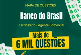 Produto Mapa de Questões Online - Banco do Brasil - Escriturário - Agente Comercial - 6 Mil Questões - Nova Concursos