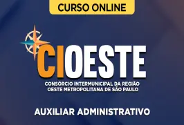 Curso online Curso Consórcio Intermunicipal da Região Oeste Metropolitana de São Paulo - Auxiliar Administrativo - Nova Concursos