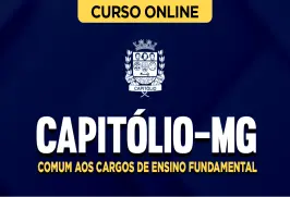 Curso online Curso Prefeitura de Capitólio-MG - Comum aos Cargos de Ensino Fundamental - Nova Concursos