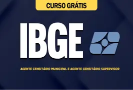 Curso online Curso Grátis IBGE - Agente Censitário Municipal e Agente Censitário Supervisor - Nova Concursos