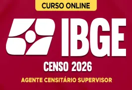 Curso online Curso IBGE - Censo 2026 - Agente Censitário Supervisor - Nova Concursos