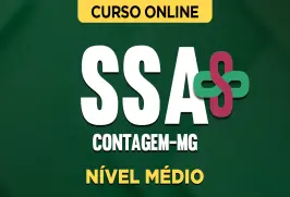 Curso online Curso SSA - Contagem-MG - Nível Médio - Nova Concursos