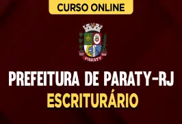 Curso online Curso Prefeitura de Paraty-RJ - Escriturário - Nova Concursos
