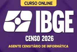 Curso online Curso IBGE - Censo 2026 - Agente Censitário de Informática - Nova Concursos