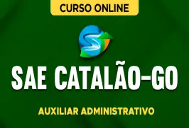 Curso online Curso SAE Catalão-GO - Auxiliar Administrativo - Nova Concursos