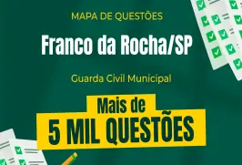 Produto Mapa de Questões Online - Pref. Franco da Rocha-SP - Guarda Civil Municipal - 5 Mil Questões - Nova Concursos