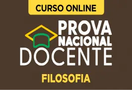 Curso online Curso PND 2026 - Prova Nacional Docente - Filosofia - Nova Concursos