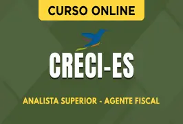 Curso online Curso CRECI-ES 2026 - Analista Superior - Agente Fiscal - Nova Concursos