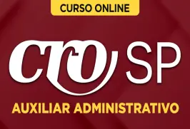 Curso online Curso CRO-SP - Auxiliar Administrativo - Nova Concursos