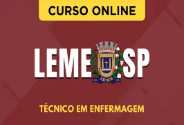 Curso online Curso Prefeitura de Leme - SP 2026 - Técnico em Enfermagem - Nova Concursos