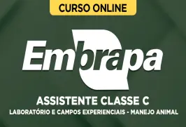 Curso online Curso Embrapa - Assistente Classe C - Laboratório e Campos Experienciais - Manejo Animal - Nova Concursos