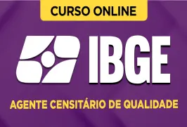 Curso online Curso IBGE - Censo 2027 - Agente Censitário de Qualidade - Nova Concursos