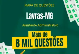 Produto Mapa de Questões Online - Pref. Lavras-MG - Assistente Administrativo - 8 Mil Questões - Nova Concursos
