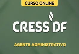 Curso online Curso CRESS-DF - Agente Administrativo - Nova Concursos