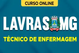 Curso online Curso Prefeitura de Lavras-MG 2026 - Técnico de Enfermagem - Nova Concursos